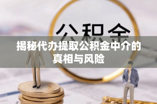 汉阴揭秘代办提取公积金中介的真相与风险