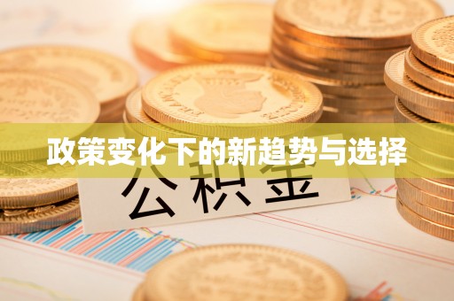 汉阴政策变化下的新趋势与选择