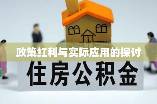 汉阴政策红利与实际应用的探讨