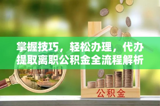 汉阴掌握技巧，轻松办理，代办提取离职公积金全流程解析