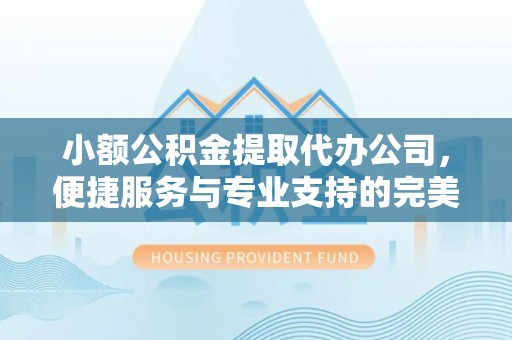 汉阴小额公积金提取代办公司，便捷服务与专业支持的完美结合
