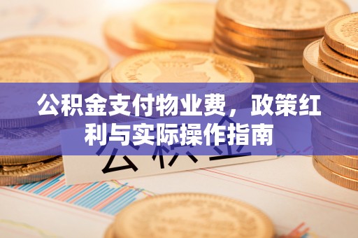 汉阴公积金支付物业费，政策红利与实际操作指南