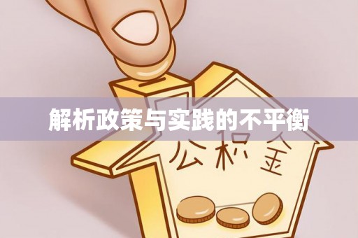 汉阴解析政策与实践的不平衡