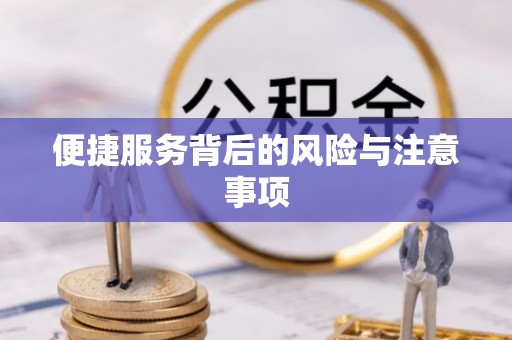 汉阴便捷服务背后的风险与注意事项